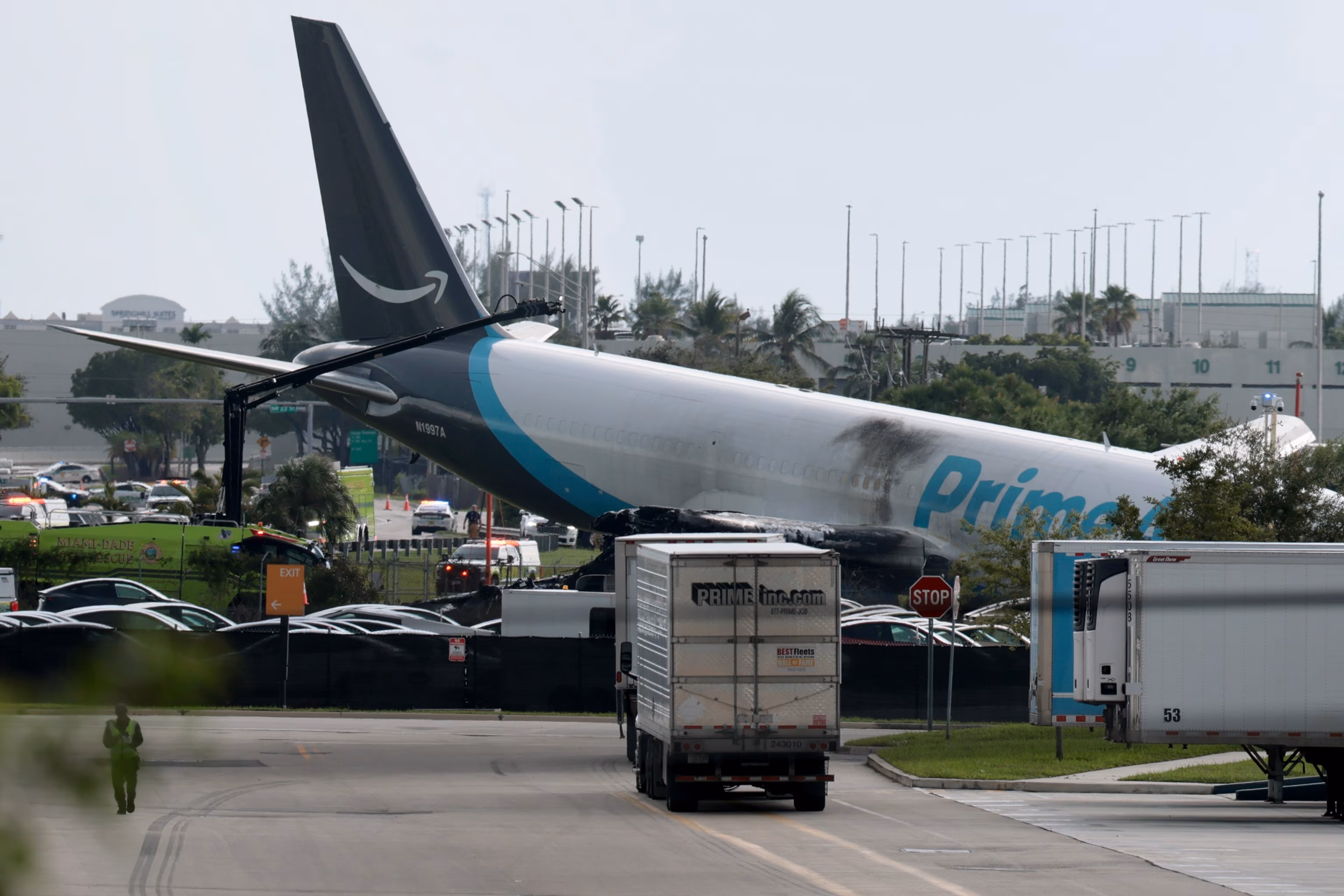 Probe Underway as Five Killed in Amazon Cargo Plane Crash at Miami Airport