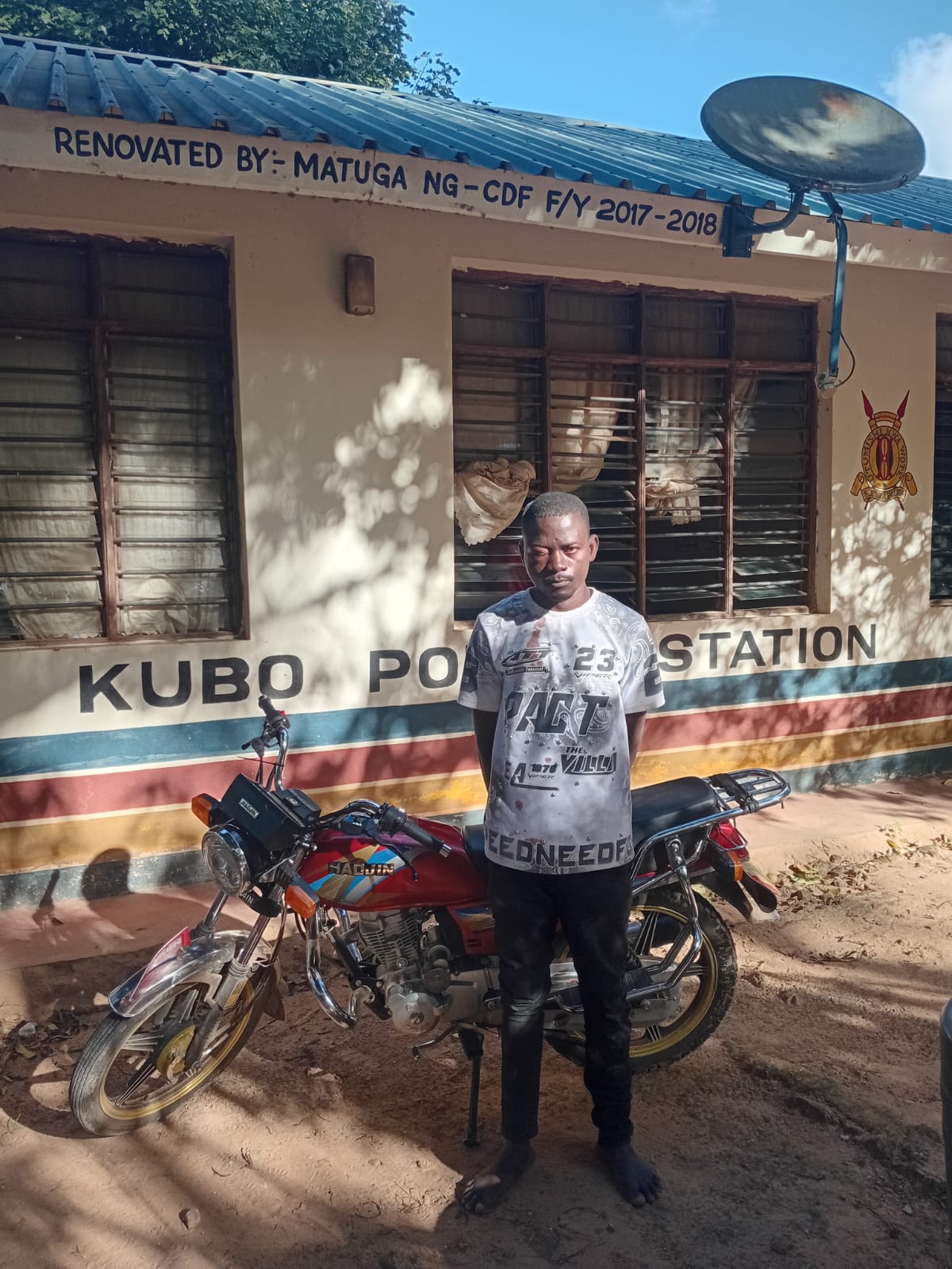 Police Nab Motorcycle Theft Suspect While Heading to Tanzania